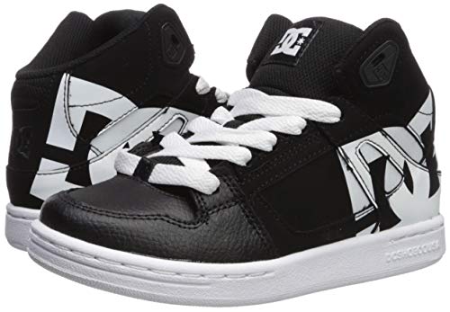 DC Kids� Pure Hightop Sp Skate Shoe, Black/White, Size 11
