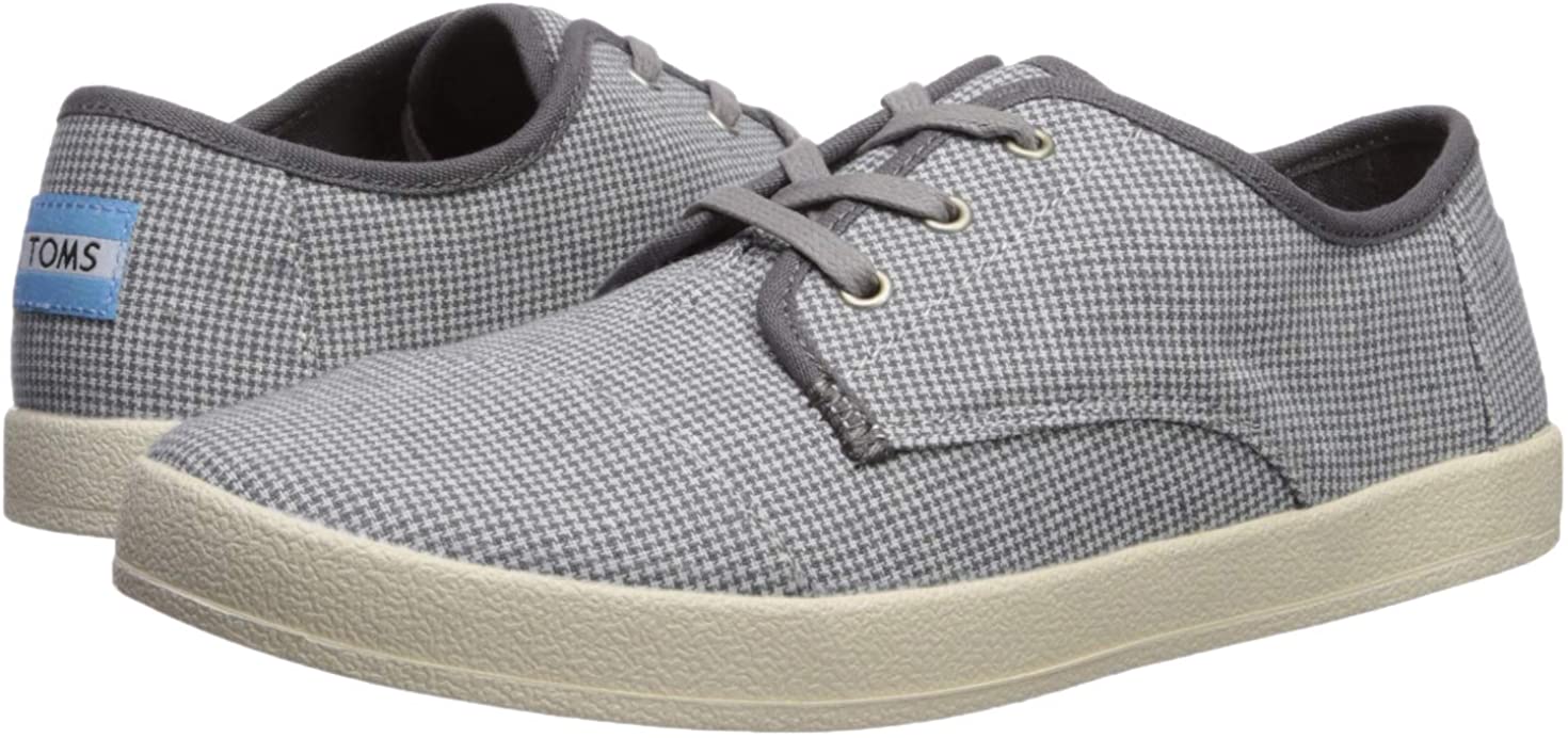 Toms Women's Shoes Paseo Fabric Low Top Lace Up Fashion Sneakers, Grey ...