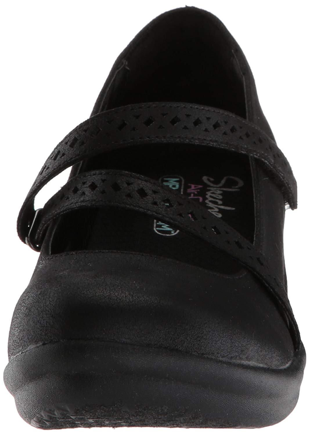 skechers round toe mid top lace up boo