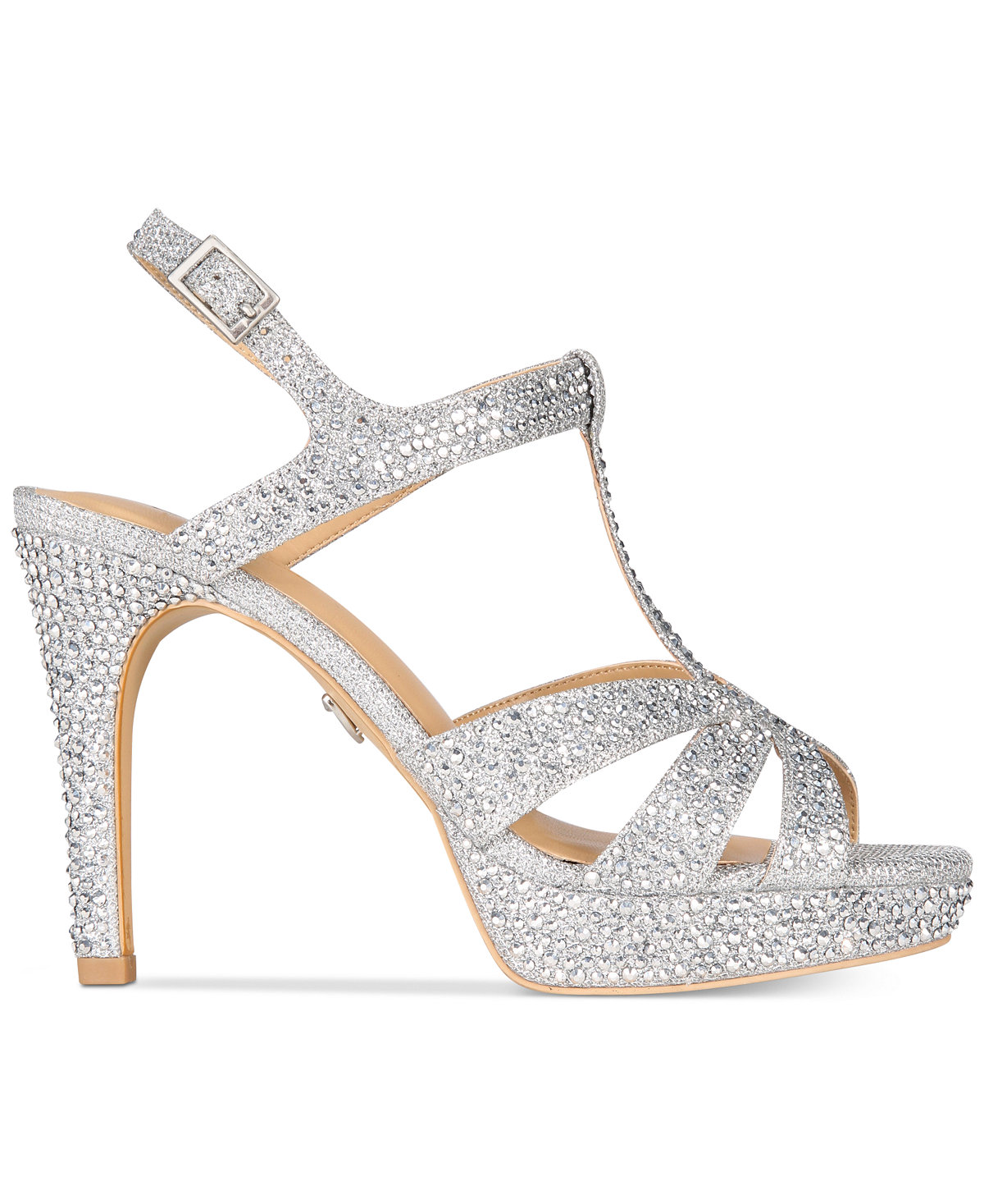 Thalia Sodi Womens Verrda Open Toe Special Occasion Slingback Silver Size 110 Thalia Sodi Womens Verrda Open Toe Special Occasion Slingback Silver Size 110