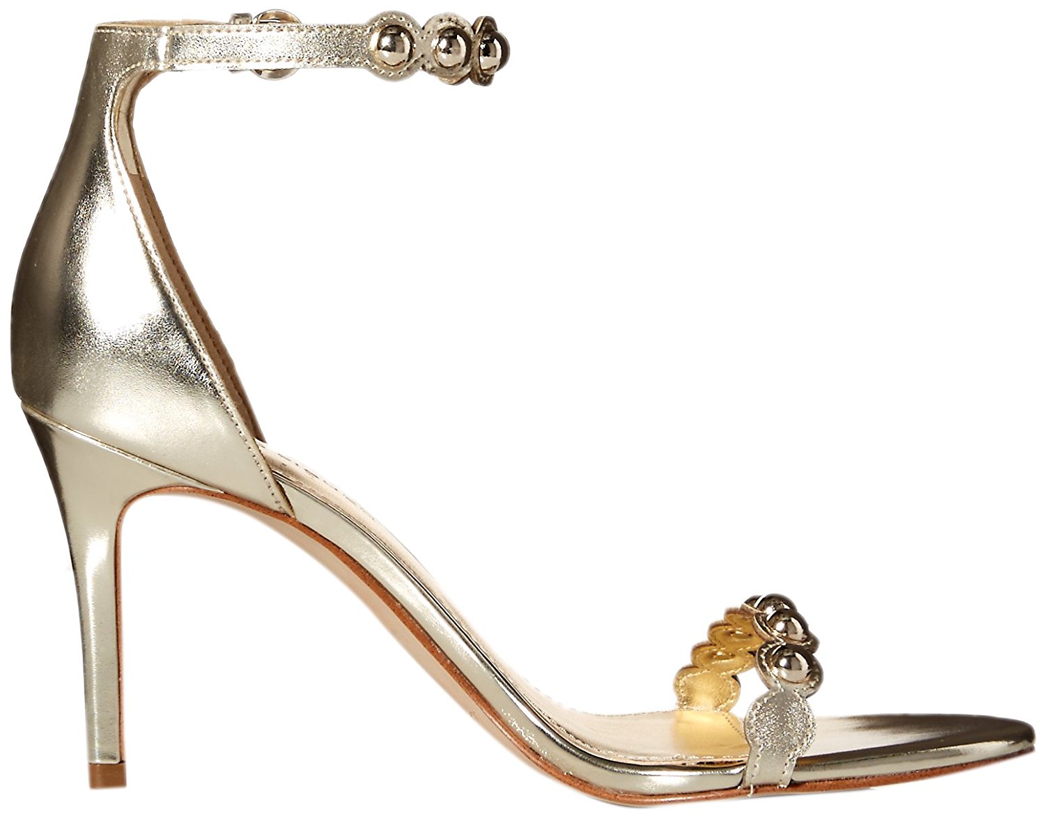 Marc Fisher Women's belia Heeled Sandal, Gold, Size 7.5 STxd | eBay