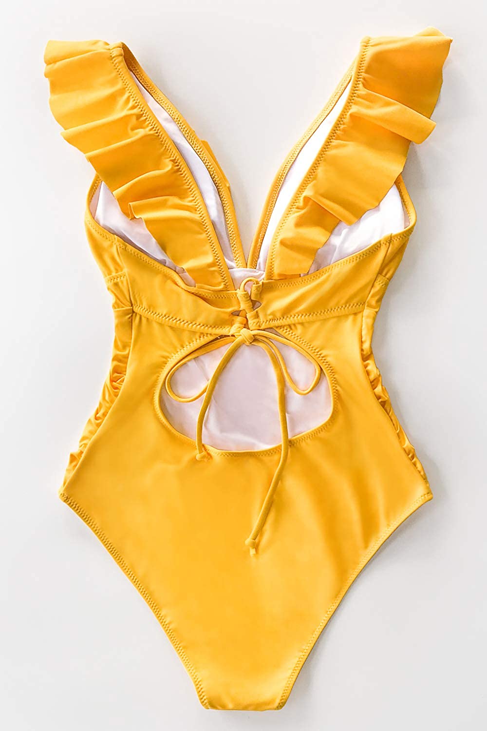cupshe yellow one piece