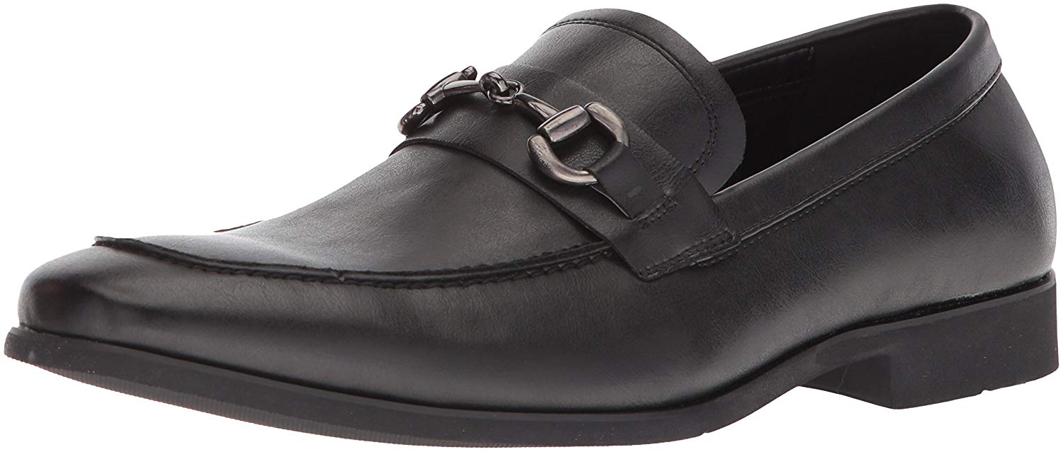 Unlisted by Kenneth Cole Mens Stay Closed Toe Penny Loafer, Black, Size ...