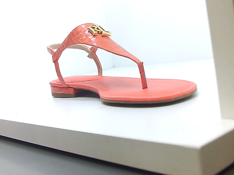 flat orange sandals uk
