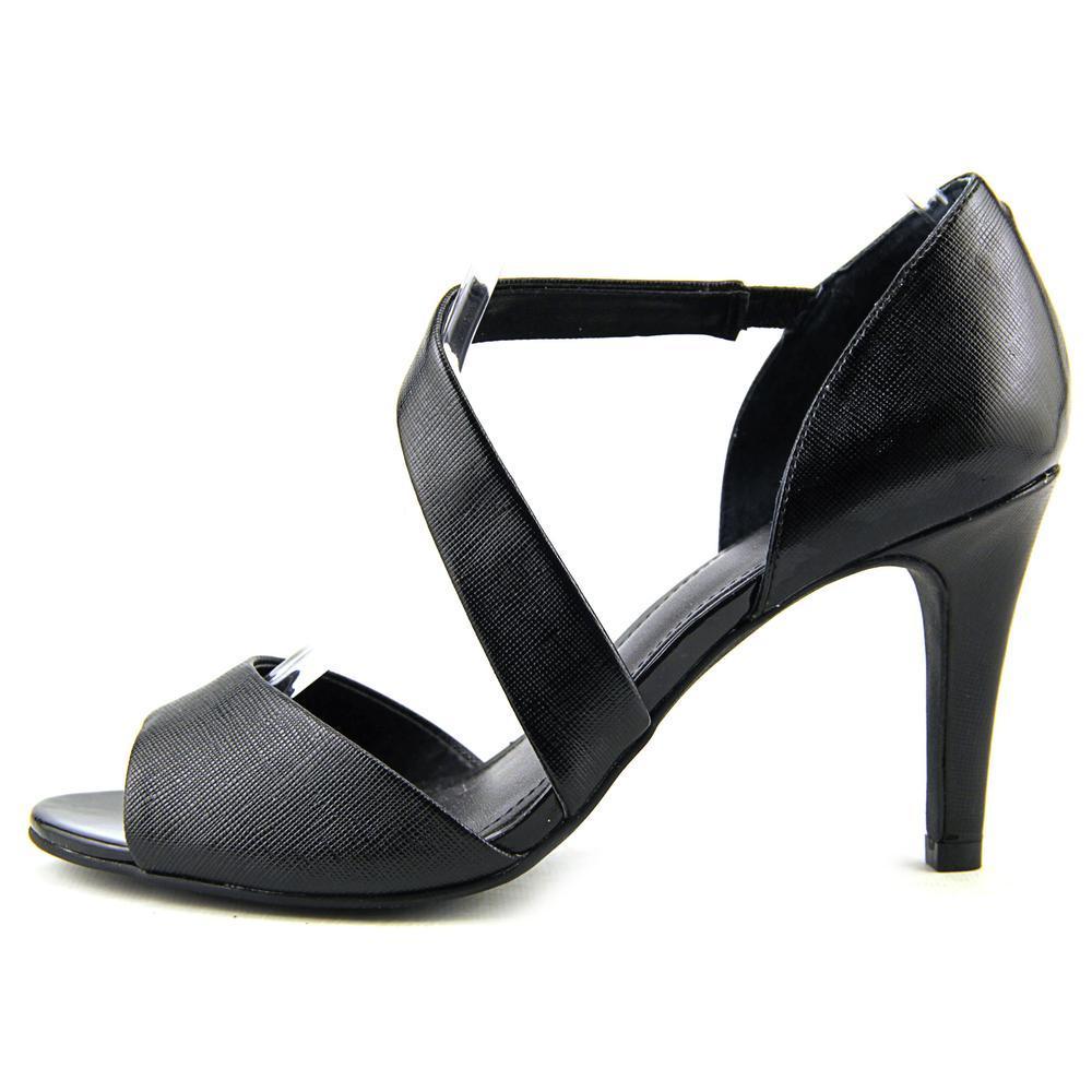Alfani Womens MAVIDA Open Toe Dorsay Pumps Black Size 9.0 Alfani Womens MAVIDA Open Toe Dorsay Pumps Black Size 9.0