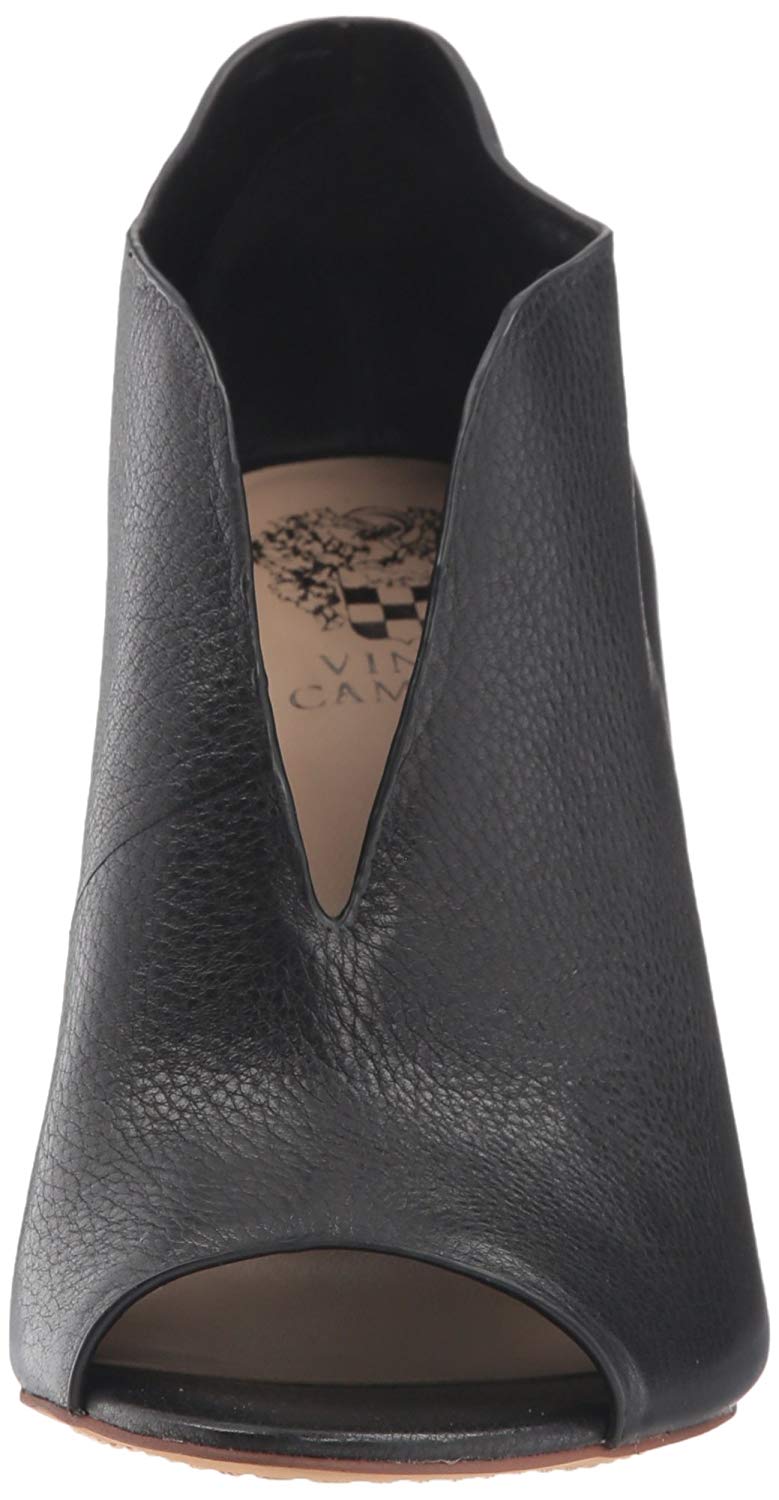 vince camuto leather ankle booties