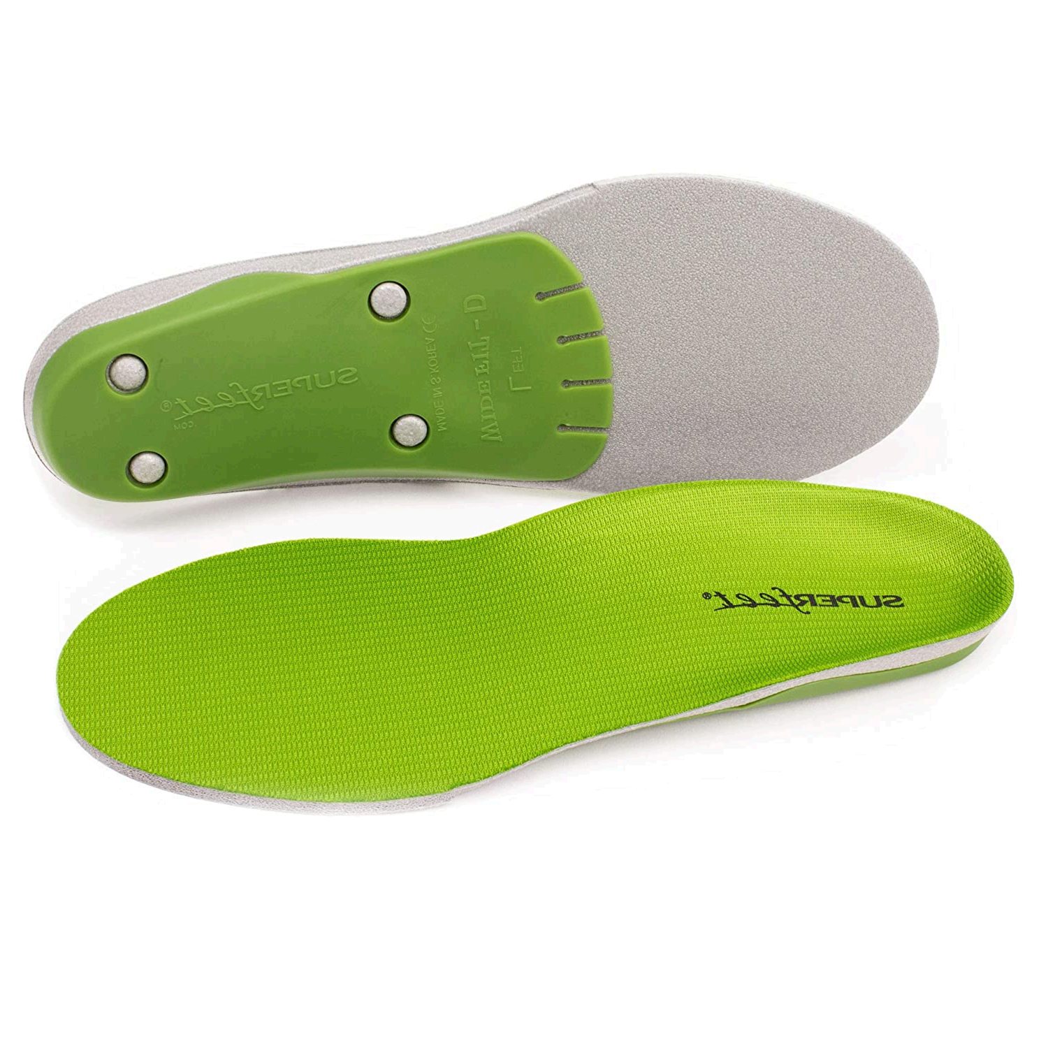 Superfeet Green Performance Insole- WIDE, Green,, Size FeyS 86301150064 ...