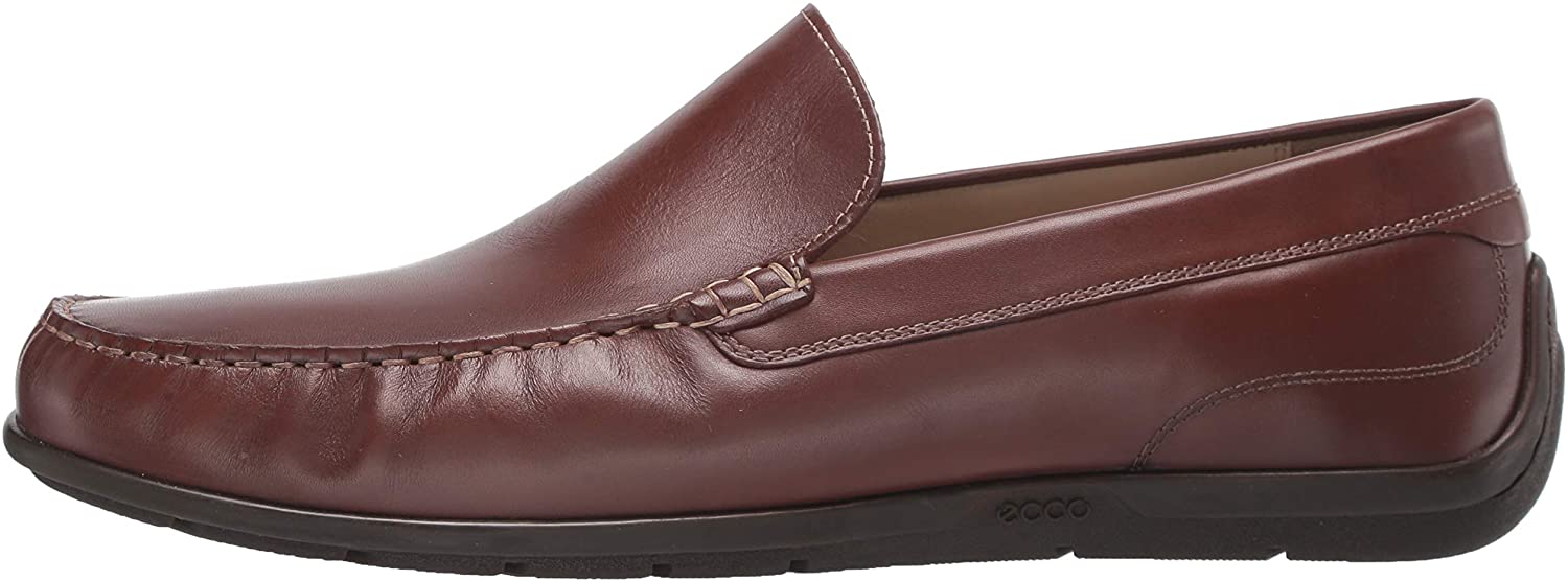 ECCO Men's Classic Moc 2.0 Slip on Driving Style Loafer, Mink, Size 12. ...