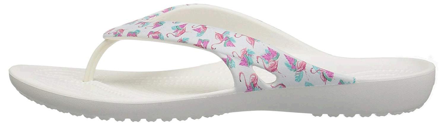 flamingo crocs flip flops