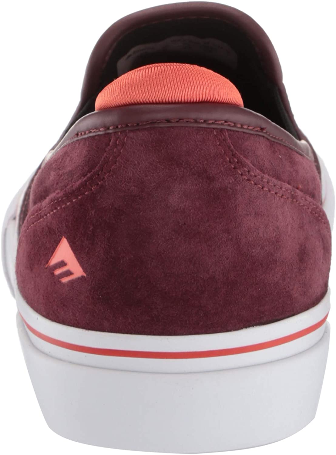 Emerica Men�s Wino G6 SlipON Skate Shoe, Burgundy, Size