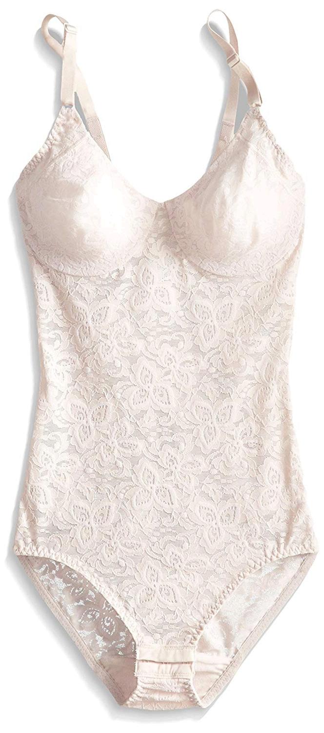 Bali Women S Shapewear Lace N Smooth Body Briefer 40dd Rosewood Size 40dd Ebay