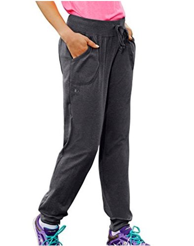 champion women's jersey pocket pant