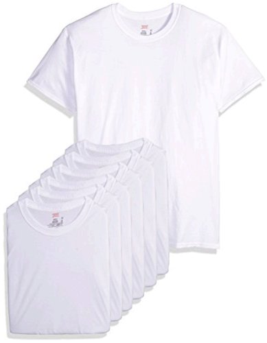 hanes men's white tagless comfortsoft crewneck undershirt