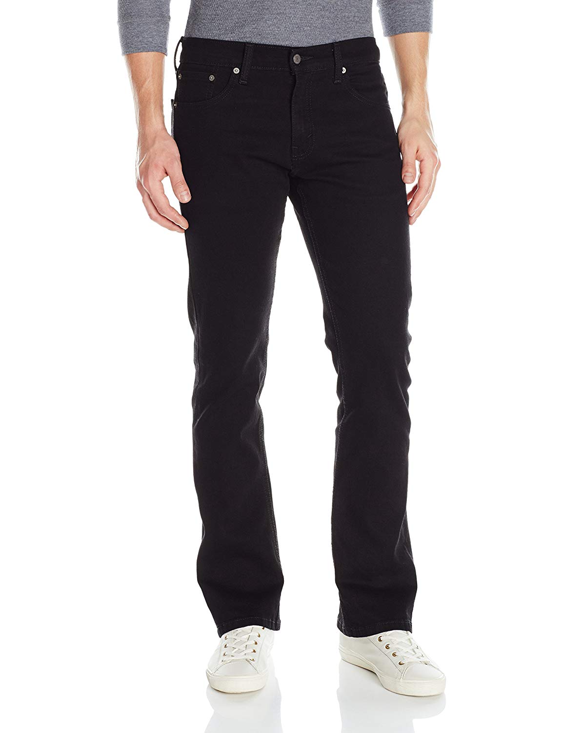 Levi's Men's 527 Slim Bootcut Jean, Native Cali -, Black, Size 34W x