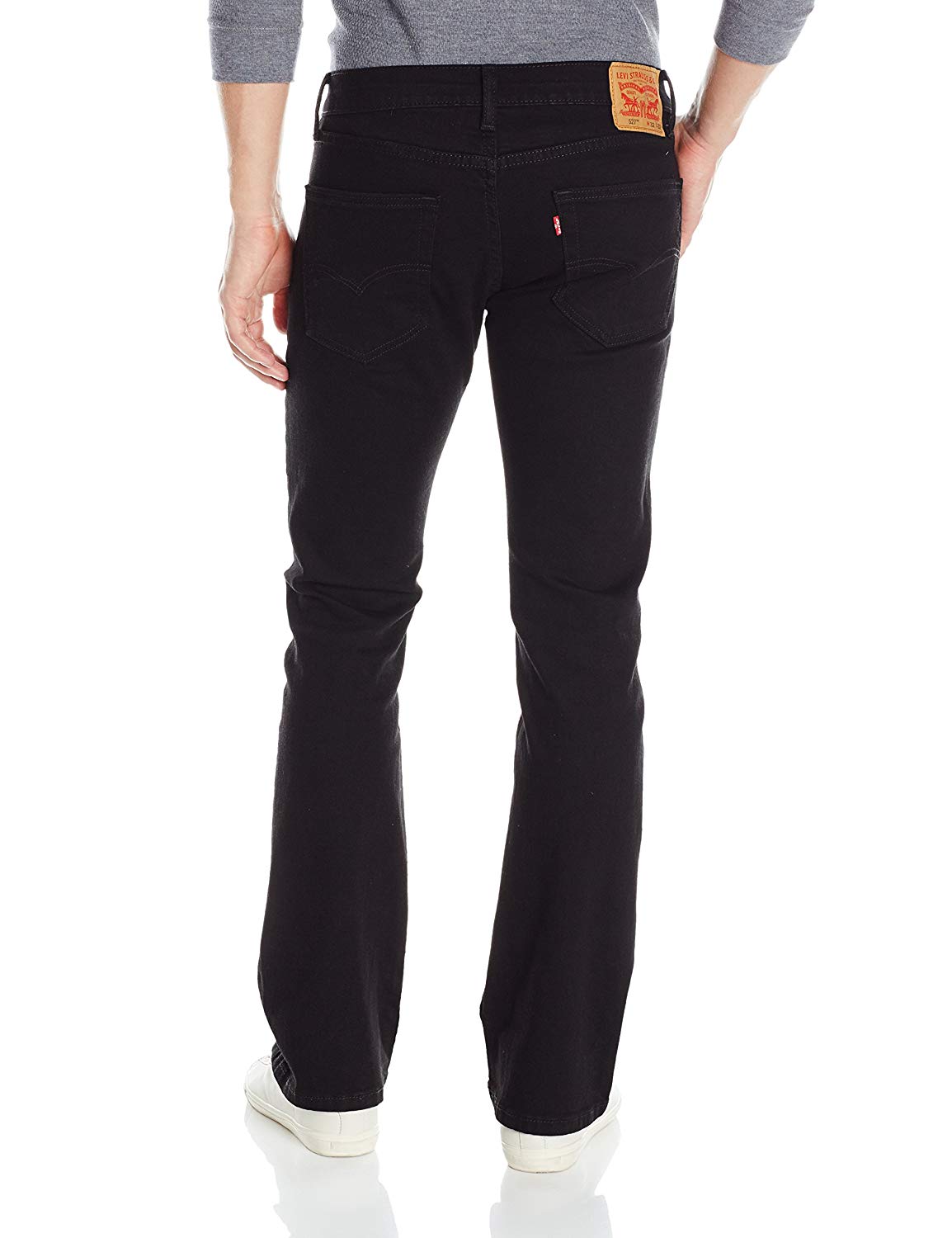 Levi's Men's 527 Slim Bootcut Jean, Native Cali -, Black, Size 34W x ...