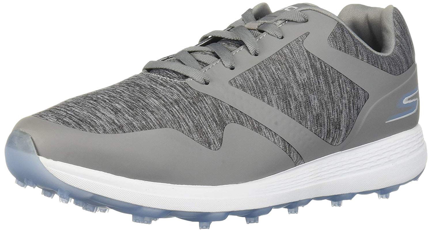 Skechers Womens Max-Fade Low Top Lace Up Golf, Gray/Blue Heathered, Size 7.0 Mcq | eBay