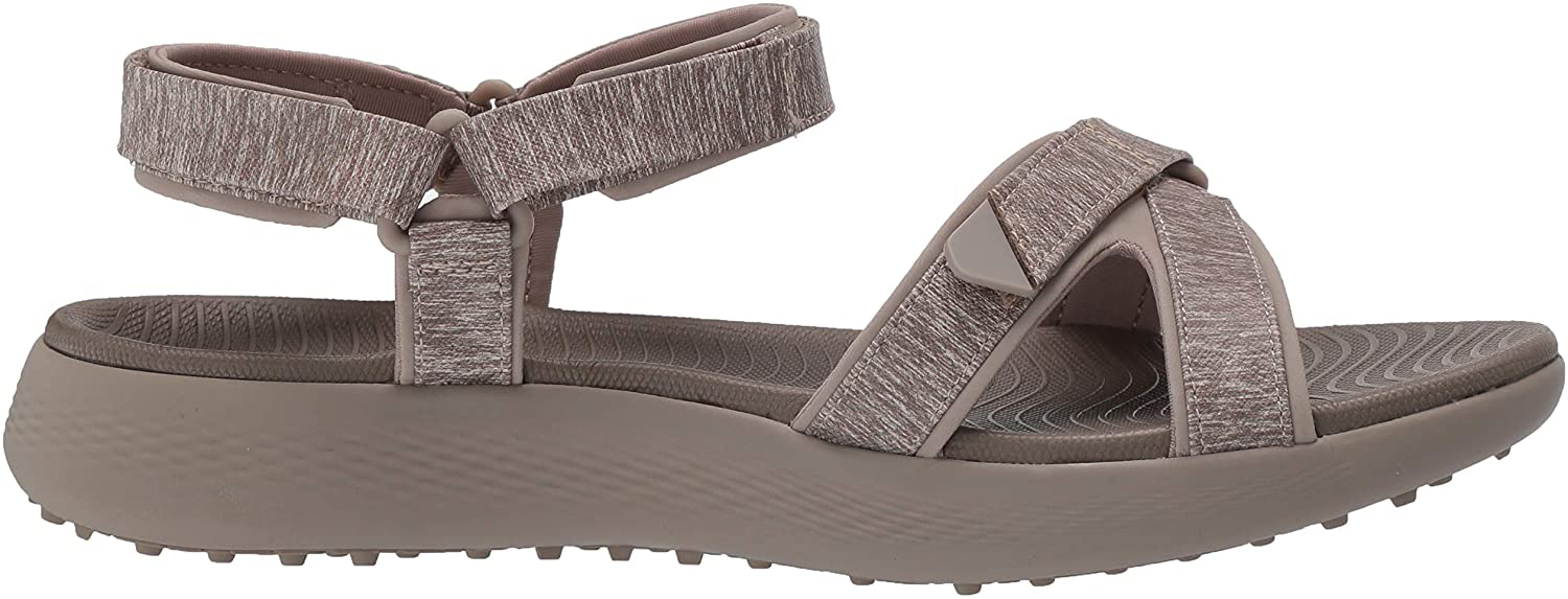 Skechers Women's 600 Spikeless Golf Sandals Shoe, Taupe, Size 10.0 51Fd