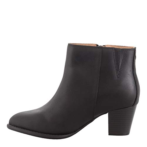 Vionic Women's Upright Madeline Ankle Boot - Ladies, Black Leather ...