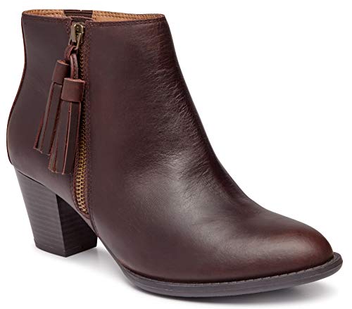 Vionic Women's Upright Madeline Ankle Boot -, Chocolate Leather, Size 10.0 vwNa | eBay