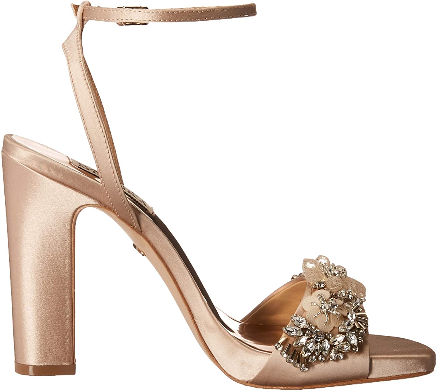 Badgley Mischka Aimee Crystal Embellished Slingback Sandal 