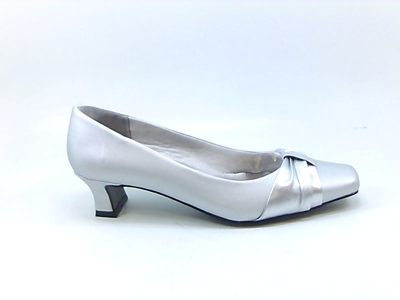 Easy Street Womens Heels & Pumps in Silver Color, Size 6 FBE | eBay