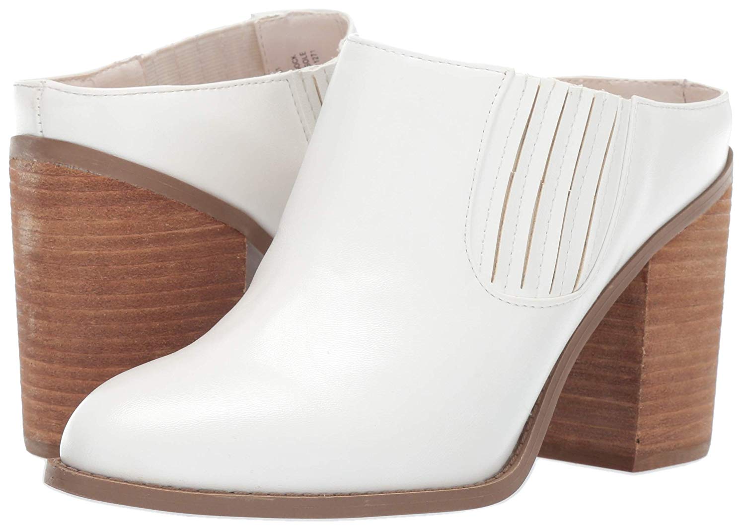 Madden Girl Womens Maggiee Fabric Closed Toe Mules, White Paris, Size 7.5 LVyk | eBay