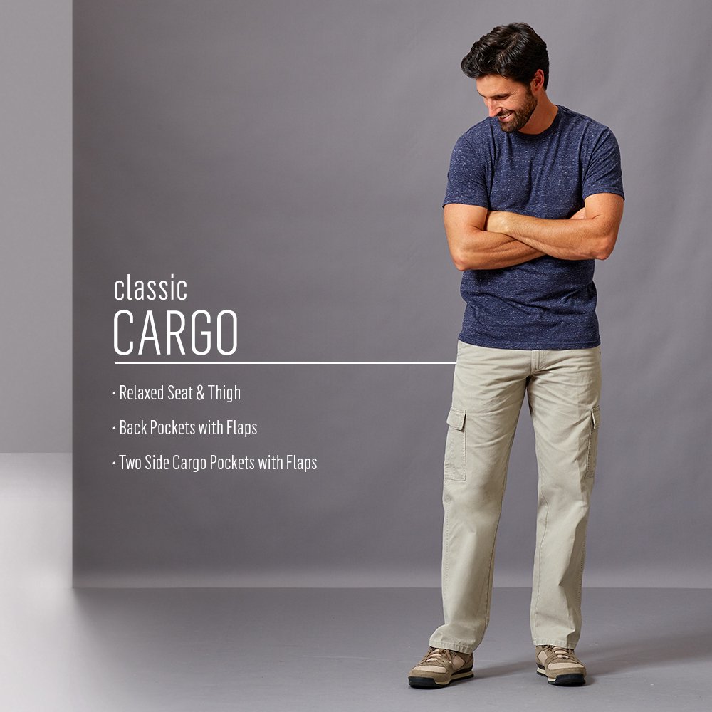 wrangler authentics men's premium cargo pant