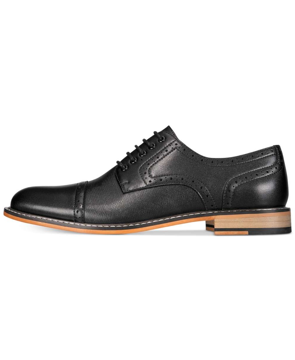 Men's Parker Leather Cap-Toe Brogues Created For Macy's | lupon.gov.ph