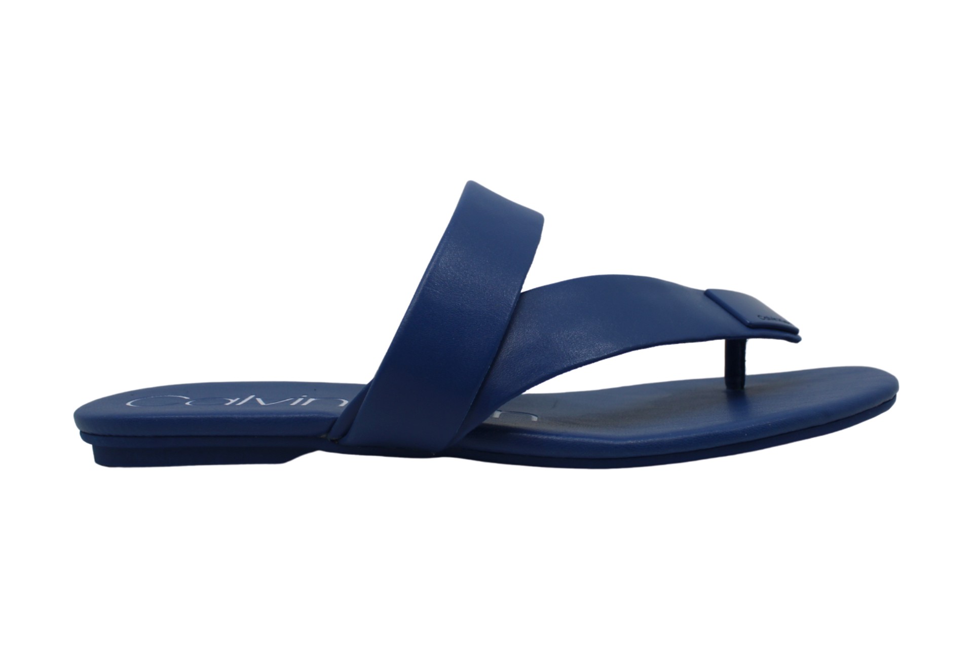 calvin klein saurin flat sandals