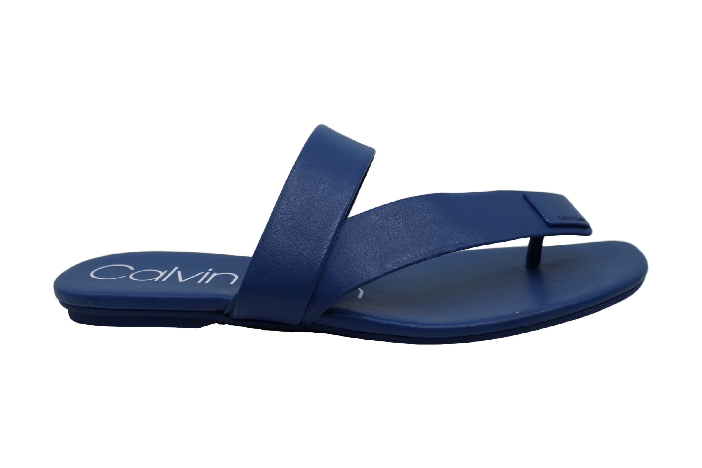 calvin klein saurin flat sandals