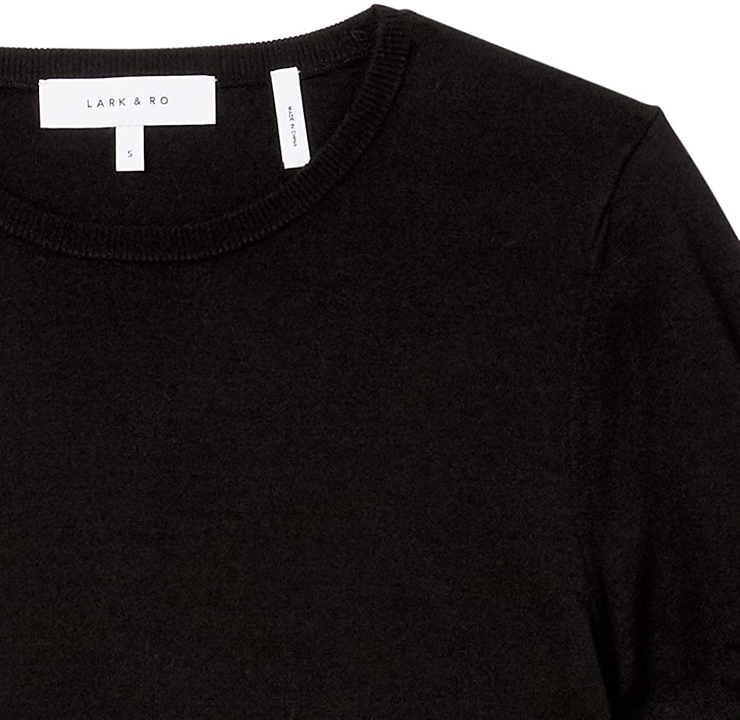 Size Large Black Lark /& Ro Women/'s Bell Sleeve Sweater Large Black