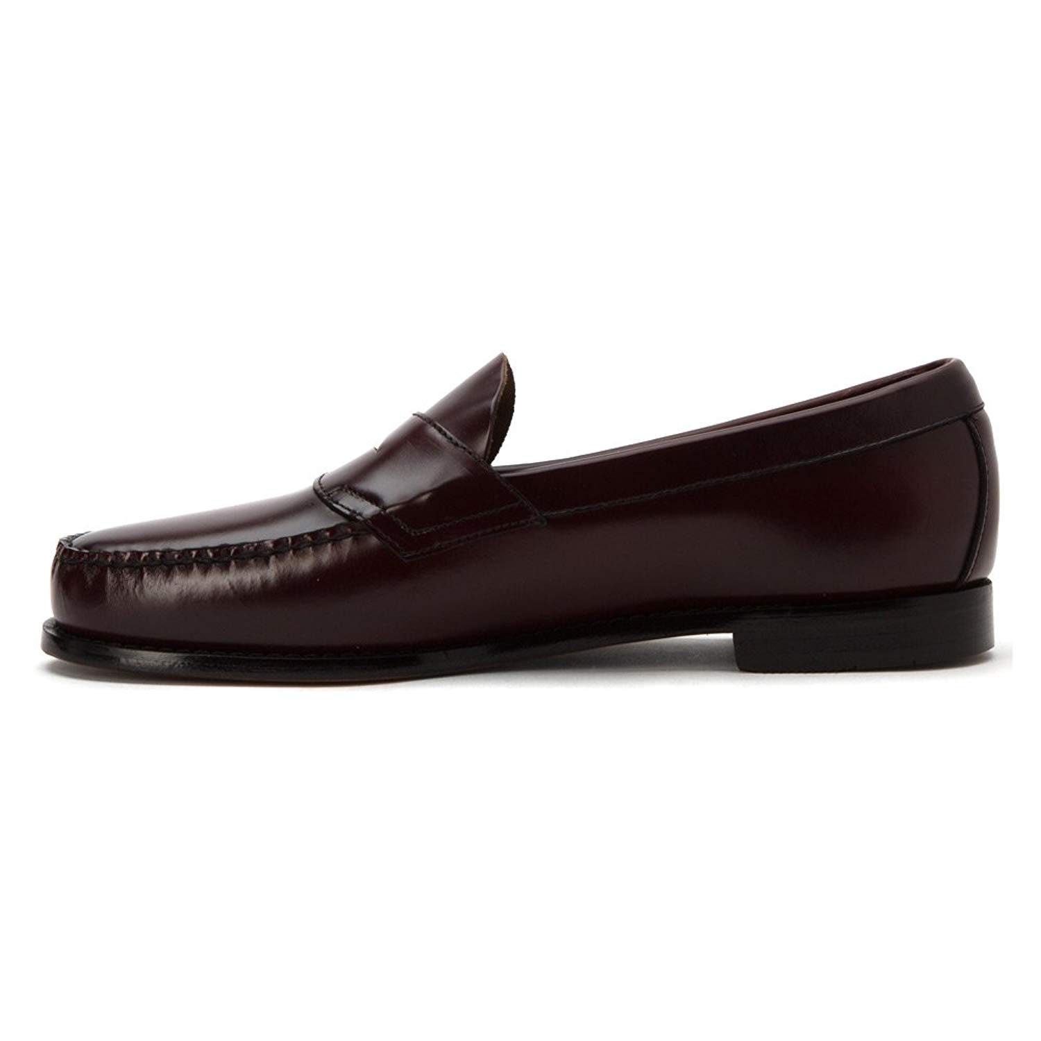 Bass Mens Logan Leather Closed Toe Penny Loafer, Burgundy, Size 7.5 | eBay