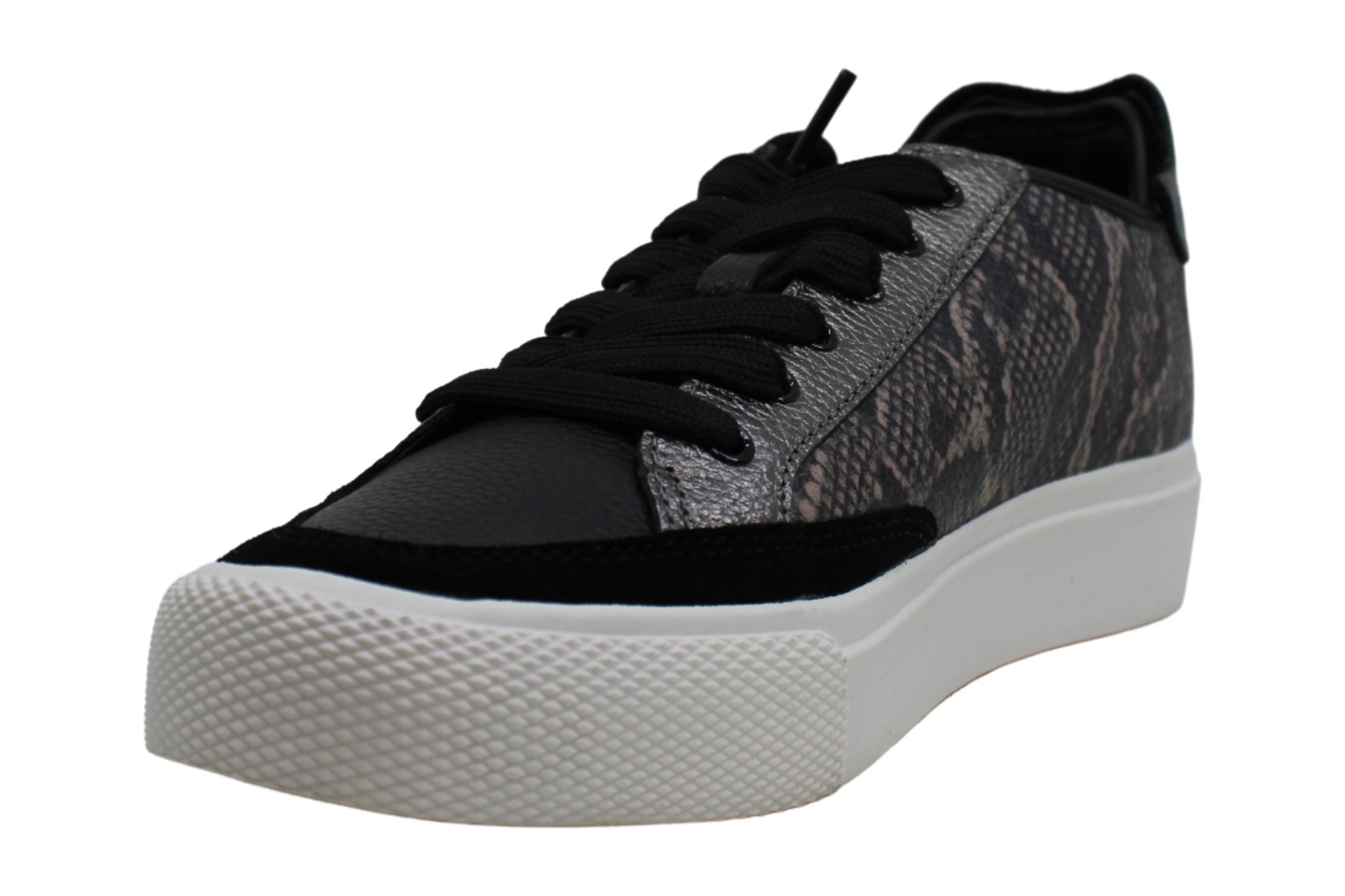 DKNY Womens reesa Low Top Lace Up Fashion Sneakers, Black, Size 8.0 ...