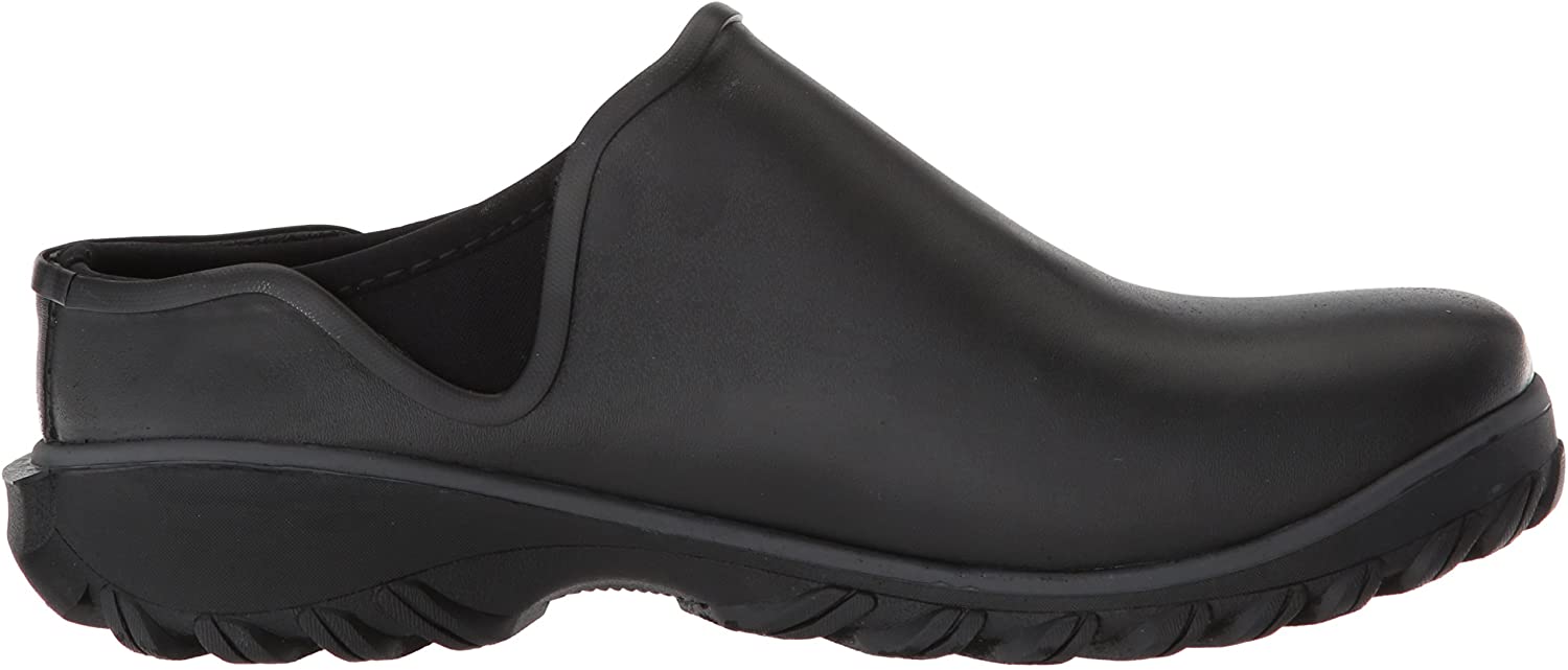 Bogs Women's Sauvie Waterproof Rubber Clog Shoe, Black, Size 9.0 g4LO ...