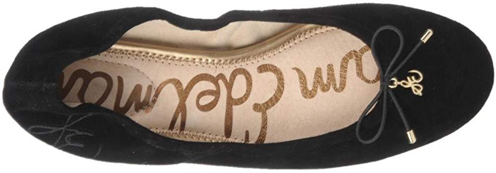 sam edelman felicia flat black suede