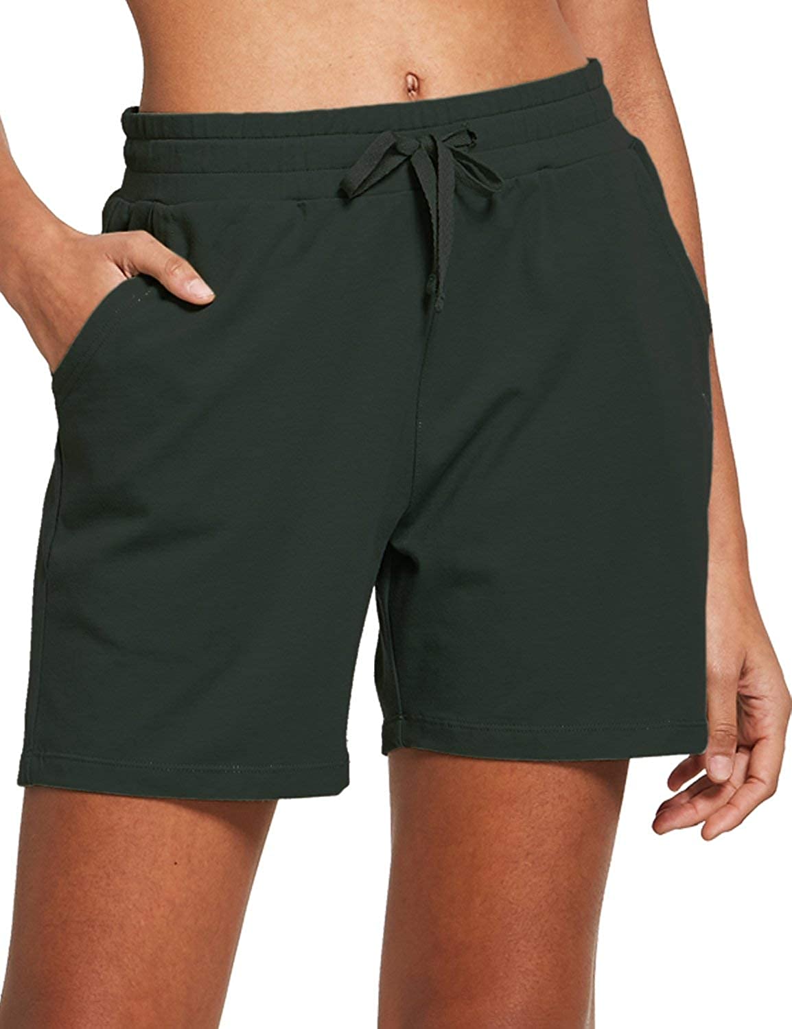 BALEAF Womens 8 Boardshorts Quick Dry Knit Waistband Board Shorts Modest  Swim Trunks with Pockets UPF 50+