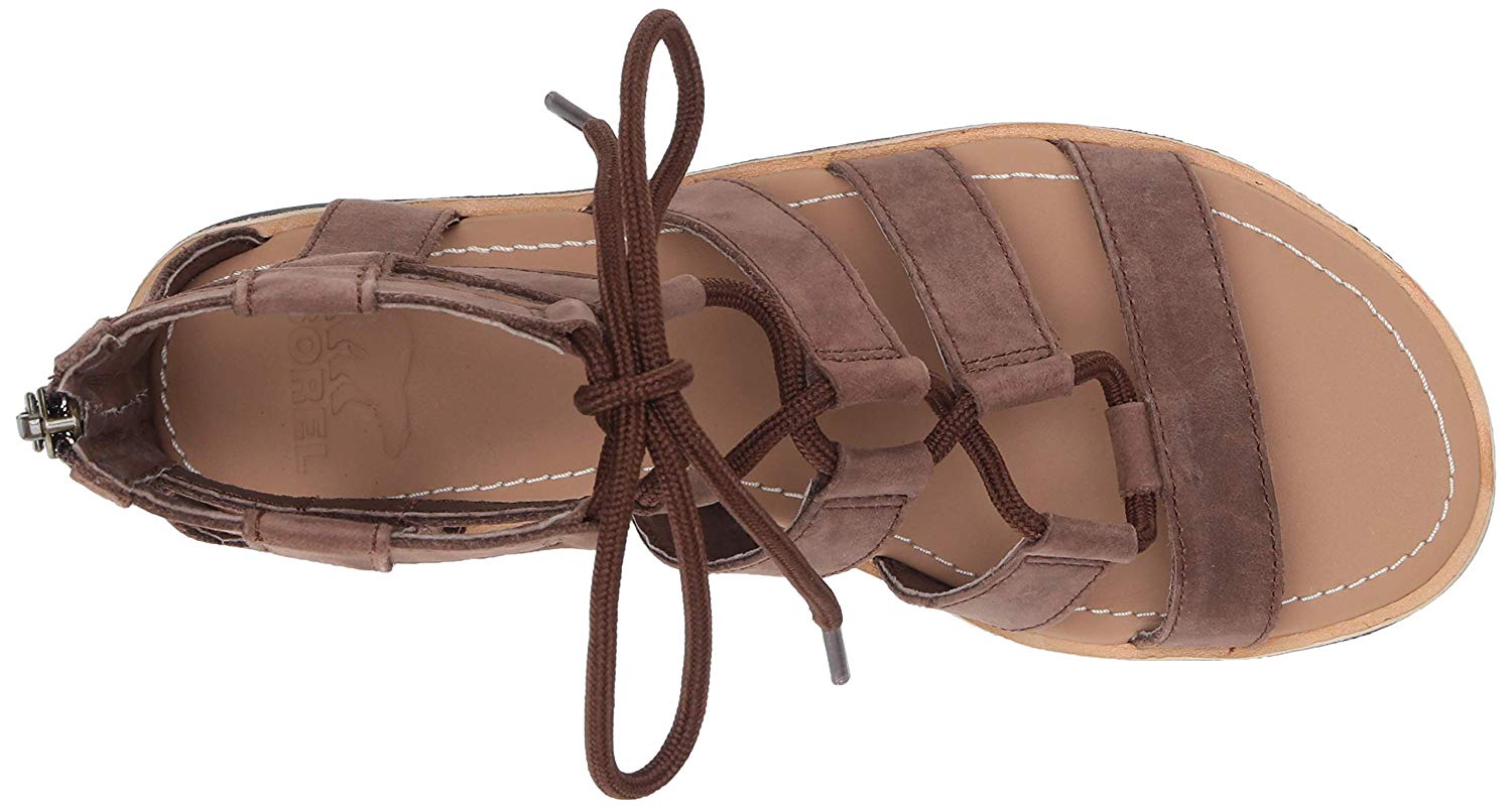 sorel lace up sandals