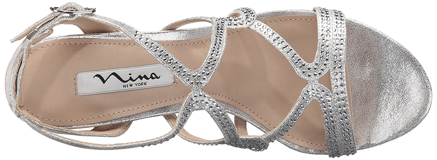 Nina Womens Shoes VARSHA-YF Leather Open Toe Casual 