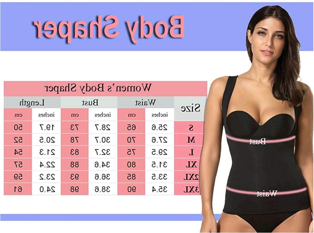 Babyliya Women's Waist Trainer Body Shapers for Weight, Black, Size XXX