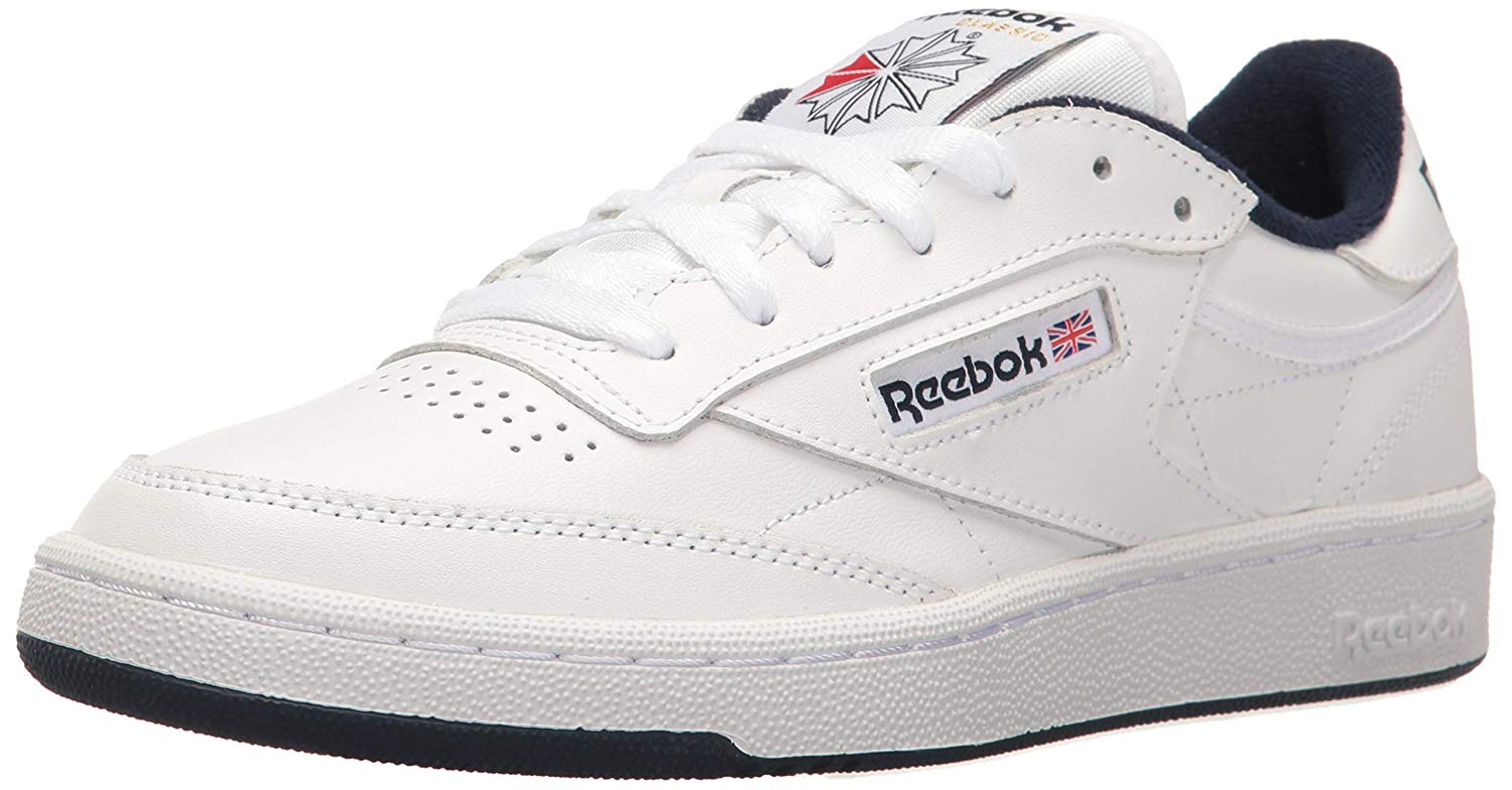 Reebok Mens Club C 85 MU Low Top Lace Up Fashion Sneakers