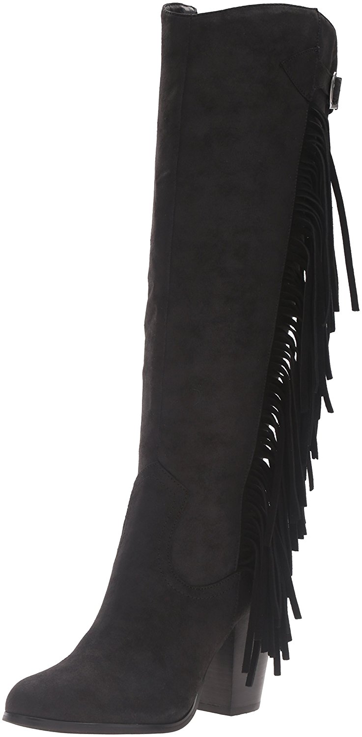 Carlos by Carlos Santana Damenschuhe Roslyn Leder Almond Toe High Knee High Toe Fashion B... 9f0458 Carlos by Carlos Santana Damenschuhe Roslyn Leder Almond Toe High Knee High Toe Fashion B... 9f0458