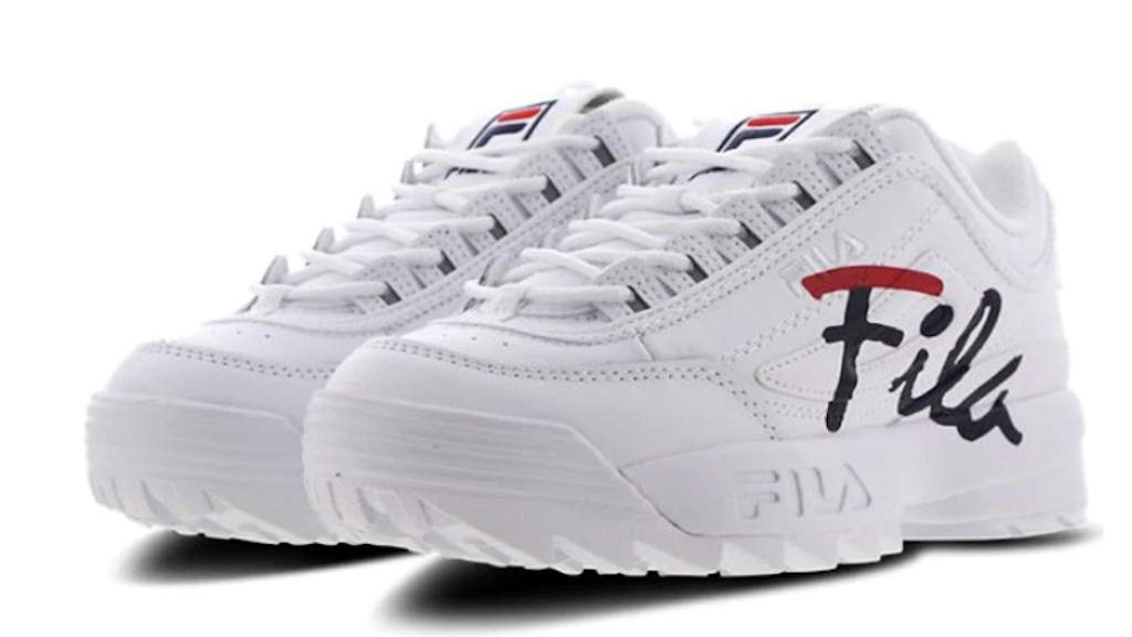 fila disruptor leather