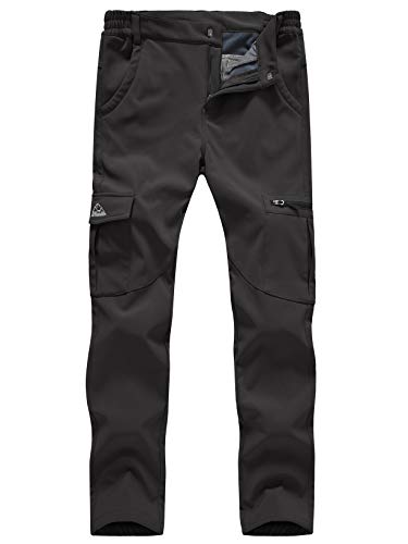 TBMPOY Women's Hiking Cargo Pants Outdoor Waterproof, Black, Size Large ...