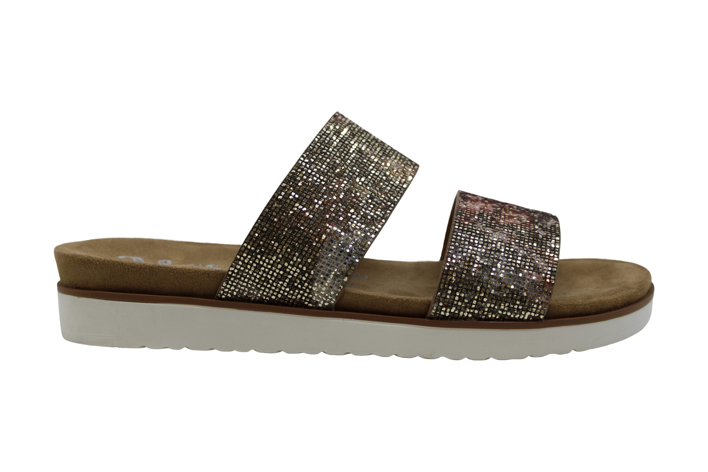 women's floral slide sandals