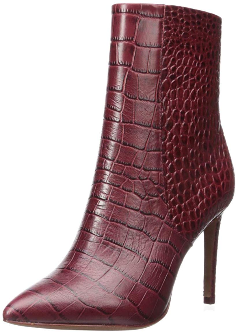 mahogany ankle boots