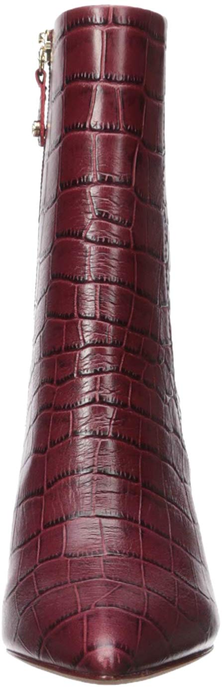 mahogany ankle boots