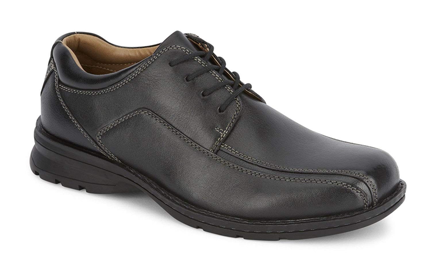 Dockers Men’s Trustee Leather Oxford Dress Shoe, Black, Size 12.0 UDJw