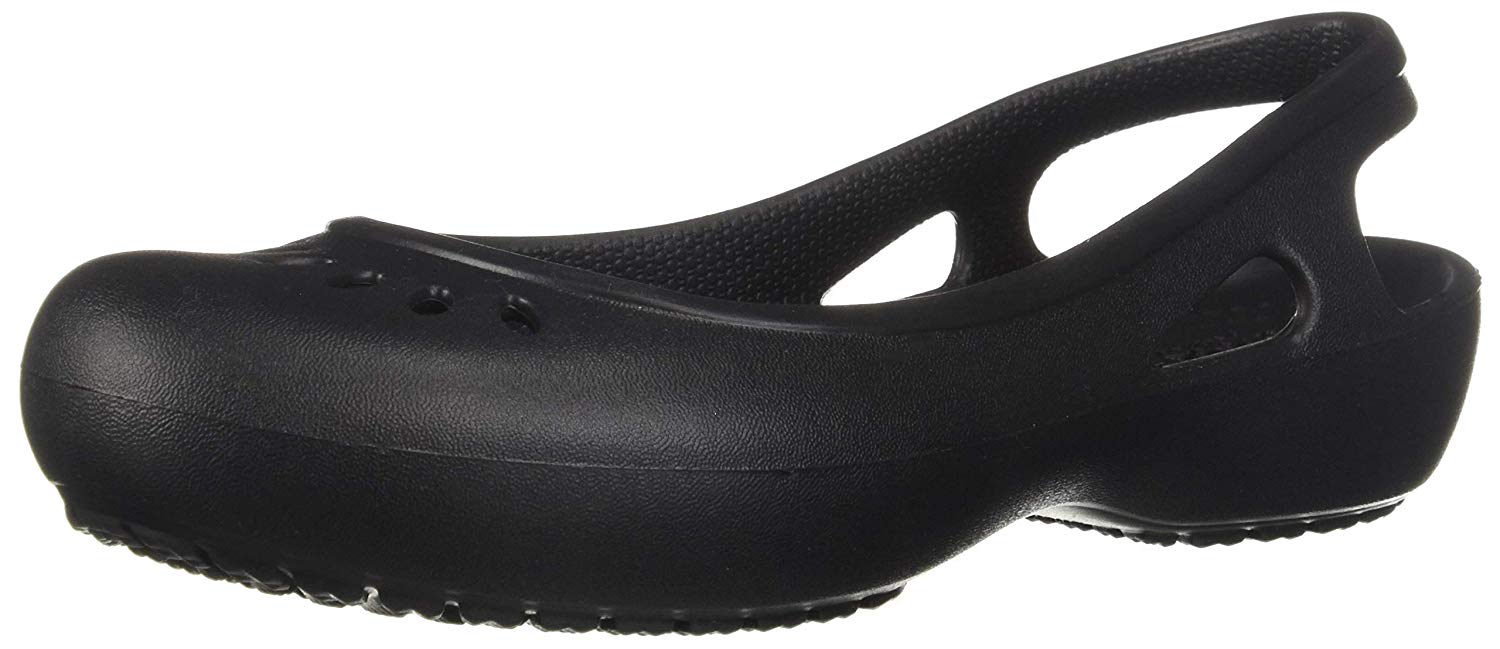 Crocs Women's Kadee Slingback Flat, Black, Size 4.0 US / 2 UK | eBay
