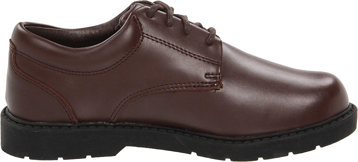 School Issue Scholar 5200 Uniform Shoe (Toddler/Little, Brown Leather