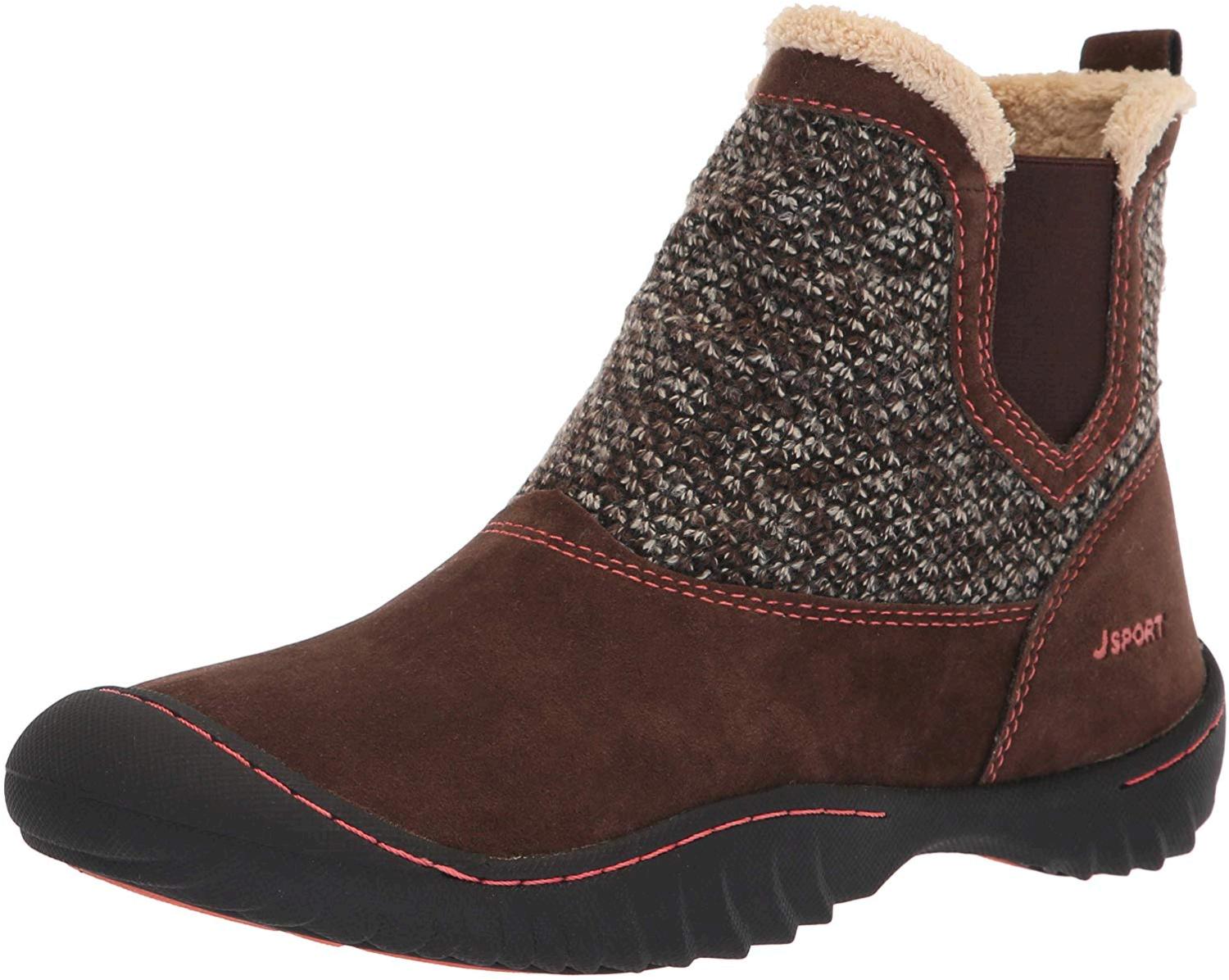 JSport by Jambu Women's Kendall Ankle Boot, Brown, Size 9.5 eBay